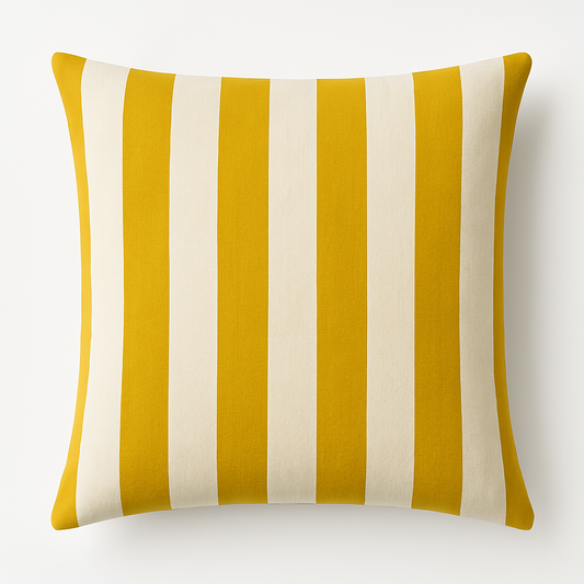 Cushion Square Cap Estel Miel Doux Striped 45 x 45 cm